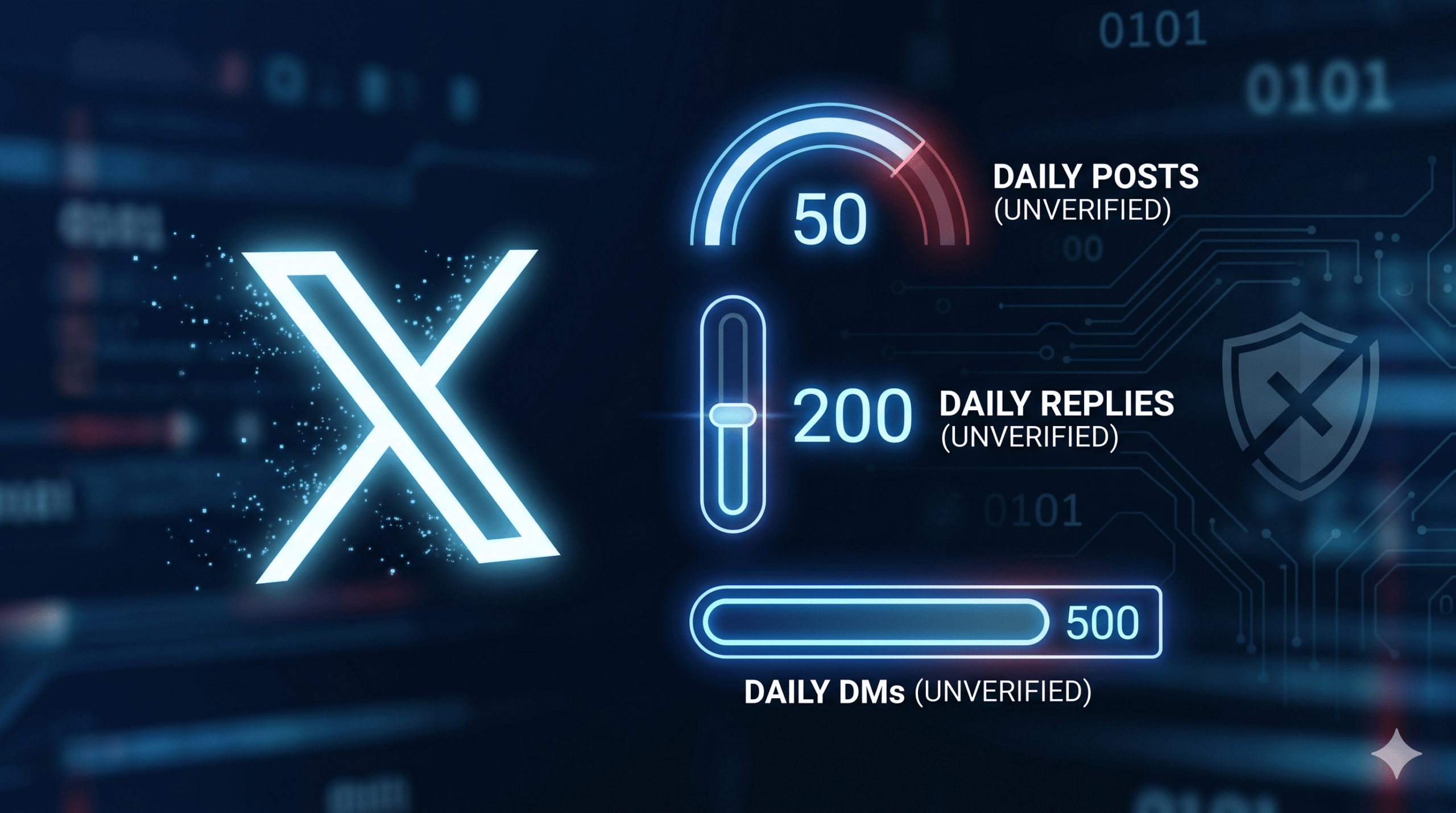 X twitter daily usage limits unverified users