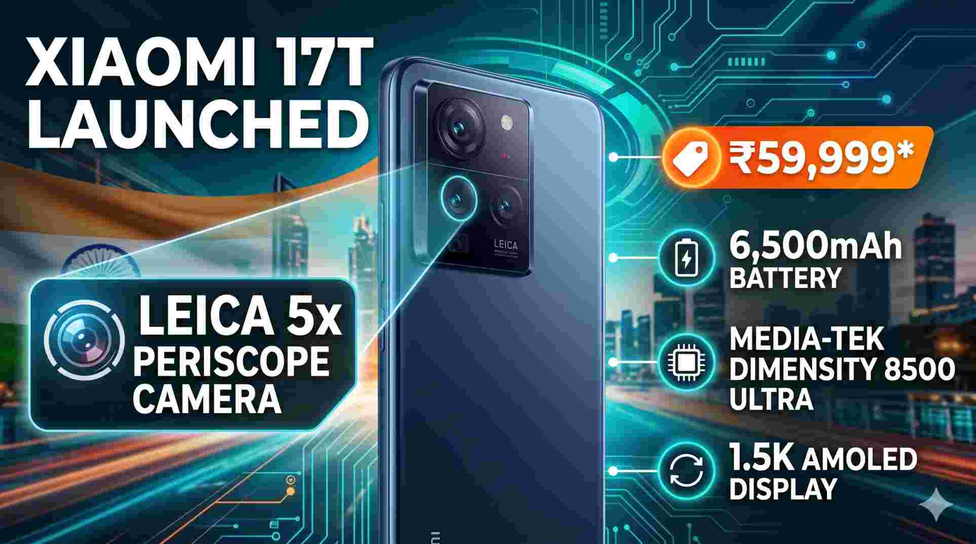 Xiaomi 17T launched